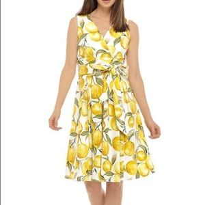 Lemon A-Line Dress